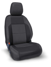 Load image into Gallery viewer, PRP 2016+ Toyota Tacoma Front Seat Covers with Electric Seat Adjusters (Pair) - Black/Grey