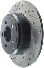 Load image into Gallery viewer, StopTech 05-13 Chrysler300/300C / 09-12 Dodge Challenger Rear Right Drilled & Slotted Rotor