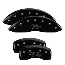 Load image into Gallery viewer, MGP 4 Caliper Covers Engraved Front & Rear MGP Black finish silver ch