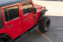 Load image into Gallery viewer, DV8 Offroad 07-18 Jeep Wrangler JK (4 Door Only) OE Plus Side Steps
