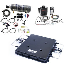 Load image into Gallery viewer, Nitrous Express Nitrous & Water Injection Kit w/Billet LT4 Supercharger Lid w/12lb Bottle