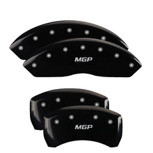 Load image into Gallery viewer, MGP 4 Caliper Covers Engraved Front & Rear MGP Black finish silver ch