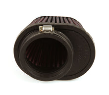 Load image into Gallery viewer, K&N Uni Chrome Oval Tapered Filter 2.125in FlgID x 4inB OL x 3inB OW x 3inT OL x 2inT OW x 2.75in H