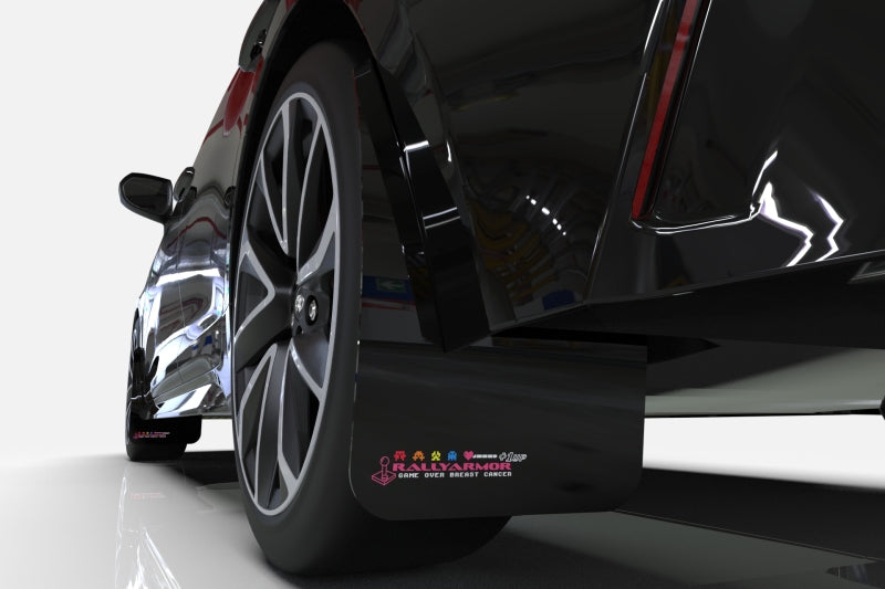 Rally Armor 10-13 Mazda3/Speed3 (Hatch/Sedan) Black Mud Flap BCE Logo