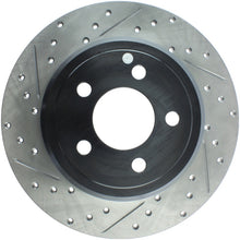Load image into Gallery viewer, StopTech 05-13 Chrysler300/300C / 09-12 Dodge Challenger Rear Right Drilled & Slotted Rotor