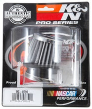 Load image into Gallery viewer, K&N Universal Chrome Filter 1 3/8 inch FLG / 2 1/2 inch Base / 2 inch Top / 2 1/4 inch Height