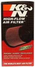 Load image into Gallery viewer, K&N Filter Universal Rubber Filter 2 7/16 inch 20 Degree Flange 3 3/4 inch OD 6 inch Height