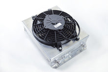 Load image into Gallery viewer, CSF Dual Fluid Bar & Plate HD Oil Cooler w/9in SPAL Fan (1/3 & 2/3 Partition) - 13.8in L x 10in H
