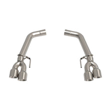 Load image into Gallery viewer, Kooks 2018+ Ford Mustang 5.0L 4V OEM x 3in Axle-Back Exhaust w/ Muffler Delete & 4in Quad Tips