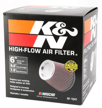 Load image into Gallery viewer, K&N Round Tapered Universal Air Filter 6 inch Flange 7 1/2 inch Base 5 inch Top 7 1/2 inch Height