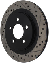 Load image into Gallery viewer, StopTech 05-10 Ford Mustang Slotted & Drilled Right Rear Rotor