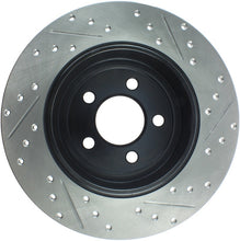 Load image into Gallery viewer, StopTech 05-13 Chrysler300/300C / 09-12 Dodge Challenger Rear Right Drilled & Slotted Rotor