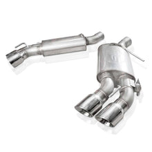 Load image into Gallery viewer, Stainless Works 2016+ Chevy Camaro SS 3in Redline Factory Connect Axle Back w/Valve & 4in Quad Tips