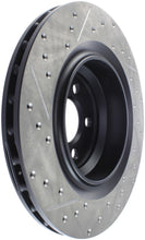 Load image into Gallery viewer, StopTech SportStop 06-09 Chrysler SRT-8 Rear Left Drilled & Slotted Rotor