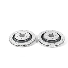 Load image into Gallery viewer, Power Stop 15-19 Ford Mustang Rear Evolution Drilled & Slotted Rotors - Pair