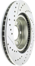 Load image into Gallery viewer, StopTech Select Sport 06-17 Dodge Charrger/14-17 Chrysler 300 Slotted & Drilled Front Left Rotor