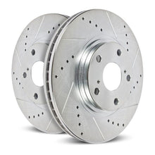 Load image into Gallery viewer, Power Stop 06-18 Dodge Charger Rear Evolution Drilled & Slotted Rotors - Pair