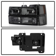 Load image into Gallery viewer, Xtune Chevy Suburban 94-98 Headlights w/ Corner & Parking Lights 8pcs Smoked HD-JH-CCK88-AM-SM-SET