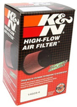 Load image into Gallery viewer, K&N Filter Universal Rubber Filter 2 7/16 inch 20 Degree Flange 3 3/4 inch OD 6 inch Height
