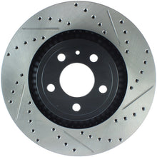 Load image into Gallery viewer, StopTech Slotted & Drilled Sport Brake Rotor - 2015 Ford Mustang Non-Brembo - Front Left