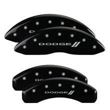 Load image into Gallery viewer, MGP 4 Caliper Covers Engraved Front & Rear SRT Red finish silver ch