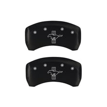 Load image into Gallery viewer, MGP Rear set 2 Caliper Covers Engraved Rear S197/Bar & Pony Red finish silver ch