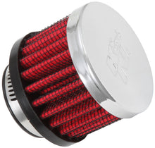 Load image into Gallery viewer, K&N 1in Flange ID x 2in OD x 1.5 inch H Rubber Base Crankcase Vent Filter