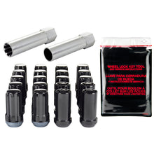 Load image into Gallery viewer, McGard SplineDrive Tuner 5 Lug Install Kit w/Locks & Tool (Cone) 1/2-20 / 13/16 Hex / 1.6in. L - Blk
