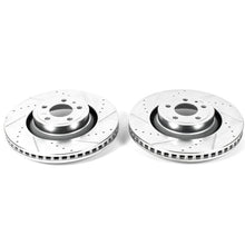 Load image into Gallery viewer, Power Stop 15-19 Ford Mustang Front Evolution Drilled & Slotted Rotors - Pair