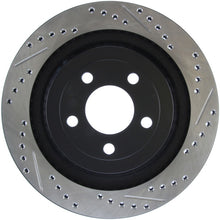 Load image into Gallery viewer, StopTech Slotted & Drilled Sport Brake Rotor - 2015 Ford Mustang GT - Rear Left