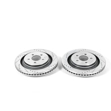 Load image into Gallery viewer, Power Stop 15-19 Ford Mustang Rear Evolution Drilled & Slotted Rotors - Pair