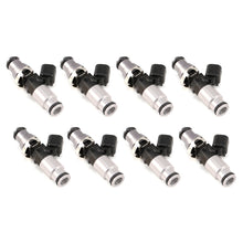 Load image into Gallery viewer, Injector Dynamics 2600-XDS Injectors - 60mm Length - 14mm Top - 14mm Bottom Adapter (Set of 8)