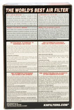 Load image into Gallery viewer, K&N Filter Universal Rubber Filter 2 7/16 inch 20 Degree Flange 3 3/4 inch OD 6 inch Height