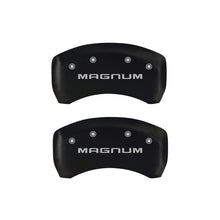 Load image into Gallery viewer, MGP 4 Caliper Covers Engraved Front & Rear Magnum Red finish silver ch