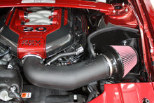 Load image into Gallery viewer, JLT 11-14 Ford Mustang GT Series 2 Black Textured Cold Air Intake Kit w/Red Filter - Tune Req