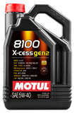 Motul 5L Synthetic Engine Oil 8100 5W40 X-CESS Gen 2