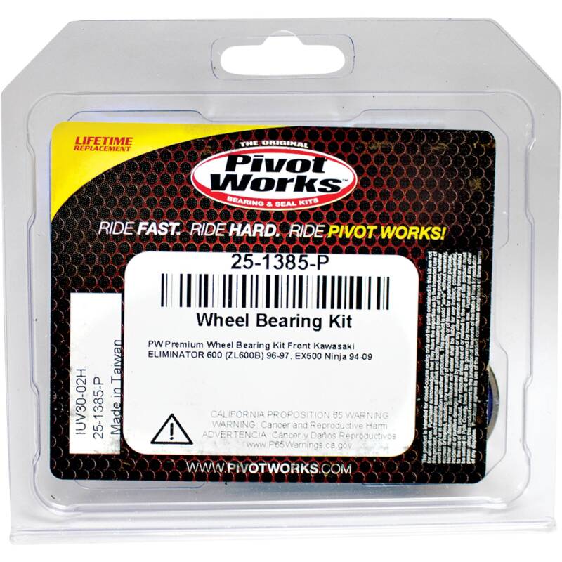 Pivot Works Kawasaki Wheel Bearing Kit Premium Bearings