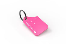 Load image into Gallery viewer, Rally Armor Pink Key Chain White Logo
