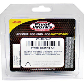 Pivot Works Honda Wheel Bearing Kit Premium Bearings