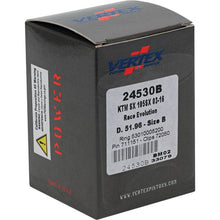 Load image into Gallery viewer, Vertex Piston 04-11 KTM 105 SX 105cc Cast Race Evolution Stroker Piston Kit 112cc 15mm