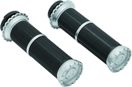 Kuryakyn Riot Grips Throttle-By-Wire Silver