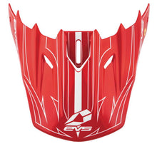 Load image into Gallery viewer, EVS T5 Pinner Visor - Red/White