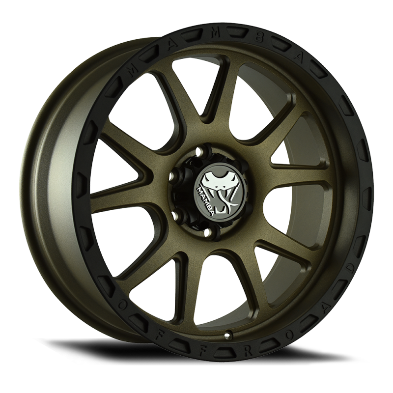 Mamba M27 17x9 5x139.7 ET12 Matte Bronze / Black Lip