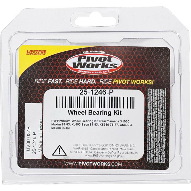 Pivot Works Yamaha Wheel Bearing Kit Premium Bearings