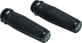 Kuryakyn Hex Grips Thottle-By-Wire Black
