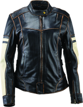 Load image into Gallery viewer, River Road Dame Vintage Leather Jacket Black Womens - Medium