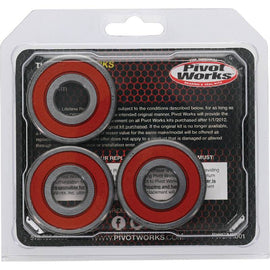 Pivot Works Yamaha Wheel Bearing Kit Premium Bearings