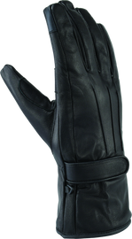 Kuryakyn Leather By River Road Taos Cold Weather Gloves Black - Small