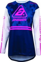 Load image into Gallery viewer, Answer 23 Arkon Trials Jersey Blue/White/Magenta Youth - XS