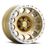 Method MR105 V3 Beadlock 17x9 -38mm Offset 5x5 71.5mm CB Gold Wheel w/ BH-H24125